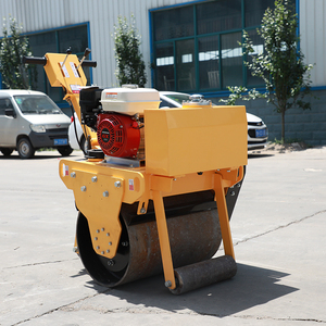 รถบดถนนแบบมือเดียว ZLIN Mini Hand Single Drum Road Roller 600 กก. เครื่องบดอัดดินแบบเดินตาม อุปกรณ์สำคัญสำหรับงานก่อสร้างถนน - Product Image 5