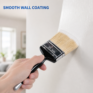 Pinceau de <span class=keywords><strong>peinture</strong></span> durable, 2 tailles (2-3 pouces), noir, avec manche ergonomique en plastique, poils plats, virole argentée, taille estampillée - Product Image 4