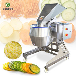 Machine industrielle de découpe centrifuge pour pommes de terre, carottes et oignons, pour la friture - Product Image 1