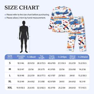 Image personnalisée Ensemble pyjama à manches longues personnalisable pour hommes Robe de chambre confortable en soie avec vêtements de maison Caractéristiques Taille XL - Product Image 6