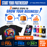 Impresora DTF con Paquete de Tinta, Polvo y Película |   Certificado CE |   Logotipo Personalizado OEM |   Política de Rebajas para Distribuidores |   Depósito del 30%