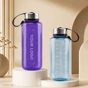 Botella de Agua Deportiva Tritan Ecozen con Logotipo Personalizado, Botella de Plástico Libre de BPA para Escuelas, Equipos y Eventos - Product Image 1