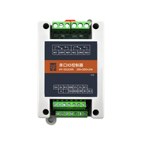 Controlador IO2220S de E/S Serial, 2 Canales de Adquisición Analógica, 2 Salidas de Relé, Modbus RTU, Transmisor Multisinal de Montaje Dual