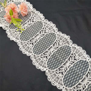 Dentelle chimique en guipure beige de haute qualité, garniture en dentelle florale brodée, décoration de vêtements, sacs, technique de broderie élégante - Product Image 1