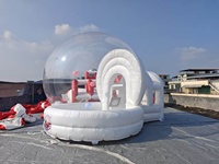 Nouvelle tente bulle gonflable transparente en PVC de la marque QY 4+2m