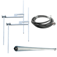 Émetteur FM Haute Puissance 1000W 1KW 88-108MHz avec Antenne, Répartiteur de Puissance et Câble Feeder 1/2''