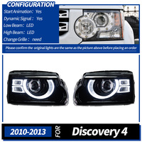Kit de modification de phares pour Discovery 4, modèle spécialisé 10-17, avec lentilles LED, feux de jour et clignotants