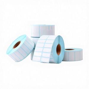 Round Colored Thermal Label 50mm Circle Self-adhesive Waterproof Hot Melt Multi-purpose <b>Roll</b> <b>Sticker</b> Label Direct Thermal Labels - Product Image 1