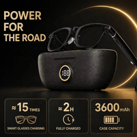 Lunettes Intelligentes Sans Fil Style Meta avec Caméra IA, Commande Vocale, Étanchéité IPX-5, Traduction en Temps Réel, Appel Vidéo HD 1080P