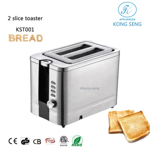 Electric 2-Slice Extra Wide Slot <strong>Toaster</strong> Bagel Function Removable Crumb <strong>Tray</strong> 7 Browning Settings Stainless Steel Hotel Household - Product Image 3