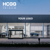 Diseño Personalizado de Estructura de Acero de Gran Envergadura sin Columnas, Espacio Abierto, para Salas de Exhibición 4S con Buena Iluminación Natural