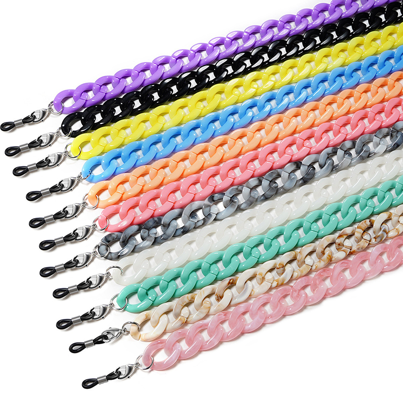 Colorful Beaded Glasses Accessories Chain Non