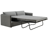 4,5 Zoll Gel-Memory-Foam-Matratze mit abnehmbarem Bezug für Schlafsofa & Couchbett, Polyesterstoff, Doppelbettgröße