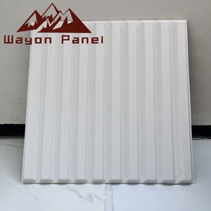 Pannello di <span class=keywords><strong>parete</strong></span> lussuoso del PVC 50*50CM <span class=keywords><strong>3D</strong></span> di Wayon, adatto a soffitto della <span class=keywords><strong>parete</strong></span> del salone dell'appartamento - Product Image 2