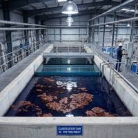 Traitement des eaux usées industrielles textiles, sulfate polyferrique PFS, agent décolorant