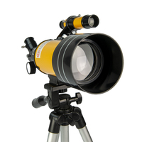 Telescopio Astronómico de 300 mm para Niños Principiantes, Alta Definición, Aumento de 150x con Buscador