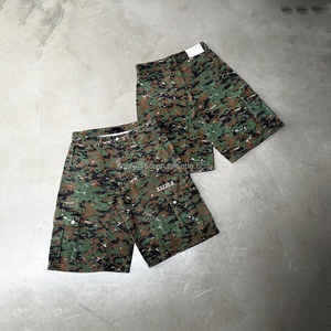 Custom Denim <b>Shorts</b> for Men Camouflage Printing Design 13 Oz Heavyweight 100% Cotton Baggy Jean <b>Shorts</b> High Quality Denim <b>Shorts</b> - Product Image 3