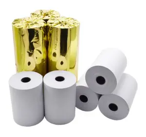 Rouleau de papier autocollant personnalisé 50*30 étiquette thermique durable imprimable étanche sans BPA