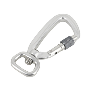 Jensan Tùy Chỉnh Chất Lượng Cao 4kn Tự Khóa Xoay Nhôm Jinsong Twist Carabiner Cho Con Chó Dây Xích Anodized - Product Image 4