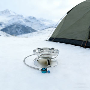 Réchaud à <span class=keywords><strong>gaz</strong></span> professionnel léger en acier inoxydable pour le <span class=keywords><strong>camping</strong></span>, coupe-vent, mini-réchaud à <span class=keywords><strong>gaz</strong></span> haute puissance, adapté à toutes les saisons - Product Image 3