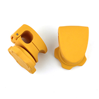 Visière de casque de football Clips rapides Noir Or Bouclier oculaire Clip à dégagement rapide Kits de clips de remplacement Adu