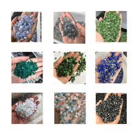 Cristaux et pierres en vrac 100g, gravier de méditation poli, copeaux de cristal pour la guérison, pierres de Feng Shui, décoration de la maison