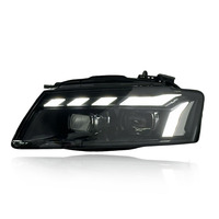Phare de pièce de voiture automatique SJC pour Audi A5 2008-2012 Mise à niveau RS Style Nouveau phare LED Design
