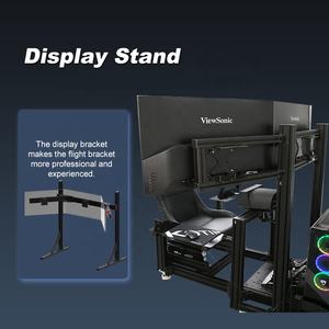 yarış tekerlek standı alüminyum profil çerçeve simülatörü kokpit gerçek büro sandalyesi ile süper sürüş oyun simülatörü kokpit - Product Image 6