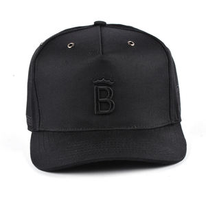 Gorra de béisbol de algodón para hombre, de 5 paneles gorro de béisbol, de estilo atlético, elástico, liso, personalizado - Product Image 2