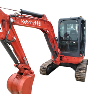 Excavadora <span class=keywords><strong>de</strong></span> cadenas usada KUBOTA U35-4 <span class=keywords><strong>de</strong></span> 3.5 toneladas con motor Kubota, certificación EPA y CE, excavadora <span class=keywords><strong>de</strong></span> <span class=keywords><strong>segunda</strong></span> <span class=keywords><strong>mano</strong></span> con brazo giratorio y giro <span class=keywords><strong>de</strong></span> cola cero - Product Image 1