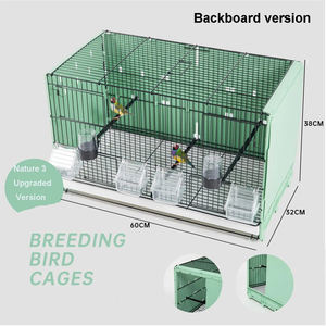 Super Offerta Gabbia da Allevamento Impilabile 60x32x38cm a Tinta Unita con Chiusura a Scatto - Product Image 5