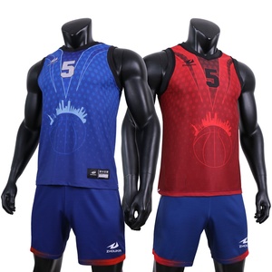 Unique design China (Jiu Jiu), sublimation sports reversible basketball jerseys - Product Image 1