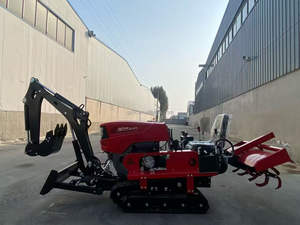 Traktor Mini Crawler Pertanian Bertenaga Diesel Tipe Crawler Penggerak Rotary Tiller - Product Image 6