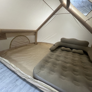 Tenda Kemah tiup portabel satu kamar, 2025 kain Oxford 3*2.1*2m mudah diatur - Product Image 4