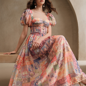 Wholesale Korean Chiffon Long Dress Chiffon Material, Breathable |  Alibaba.com