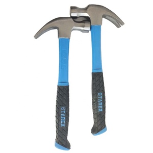 Hache magnétique de toit avec manche en bois, marteau à cornes de mouton, marteau en fer pour clous de tente, outil de survie - Product Image 5