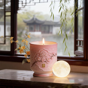 Bougie parfumée à la cire de soja sur le thème du zodiaque, cadeau pour les amateurs d'<span class=keywords><strong>astrologie</strong></span>, avec boîte - Product Image 3