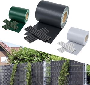 Premium 19cm X 50m Pvc Tarpaulin Privacy Fence Screen Strip Roll for Garden Gartenzaun Sichtschutz Zaun Folie - Product Image 5