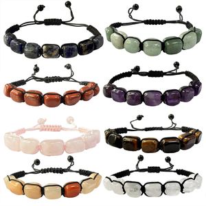 Pulsera Natural de Cuentas de Vidrio Coloridas, Armonía para el Hogar, Entrega Rápida, Opción de Piedra Personalizada - Product Image 3