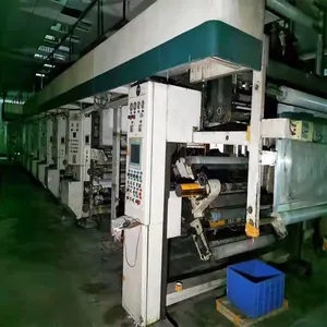 Used rotogravure printing machine Shaanxi Beiren 1250 type 10-color used rotogravure printing machine