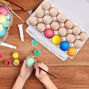 Boîtes à œufs vides réutilisables en pâte à papier biodégradable avec logo personnalisé, <span class=keywords><strong>12</strong></span>/18 unités, pour le stockage, support de plateau à œufs en papier - Product Image 6
