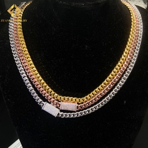 Hot Sale 6mm 925 Sterling <b>Silver</b> Cuban Link <b>Chain</b> <b>for</b> <b>Men</b> Lab-Grown Diamond Cuban Link <b>Chain</b> HipHop Iced Out Jewelry with IGI - Product Image 3