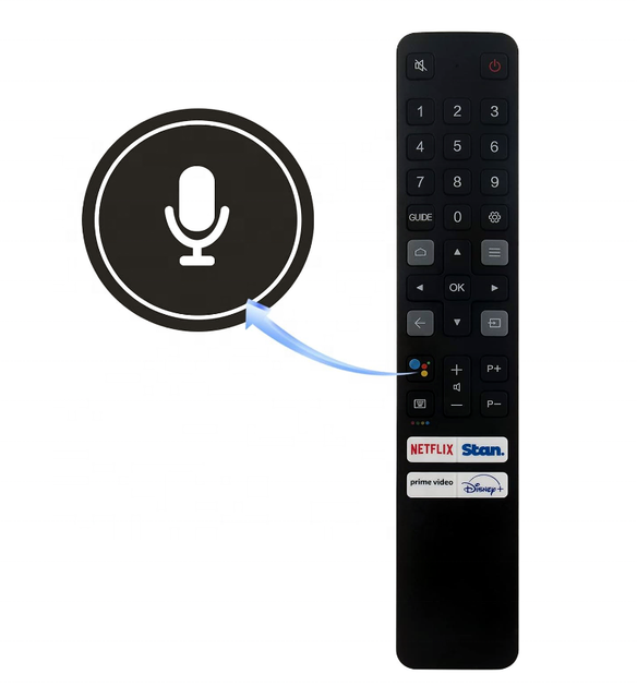 Tcl Remote Control RC901V-FAR1 Voice Remote Control Fit for TCL Smart TV C725 C727 C735 Series C825 P725 Serie