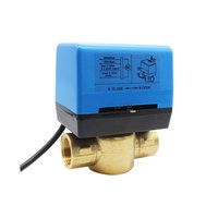 Vanne motorisée modulante électrique CVC 0-10V à 2 ou 3 voies pour unité de ventilo-convecteur - Prix de gros