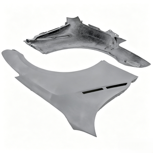 Guardabarros Delanteros de Repuesto de Alta Calidad, Estilo OEM, de FRP, Ajuste Directo con Pernos, Juego de 2 Piezas para GT-R R35 2008-2016 - Product Image 2
