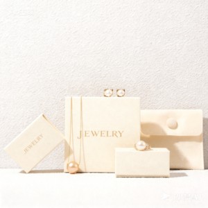 Boîte d'emballage pour bijoux avec doublure en éponge, boîte d'emballage pour livraison de bijoux, pour collier, boucles d'oreilles, bracelet - Product Image 5