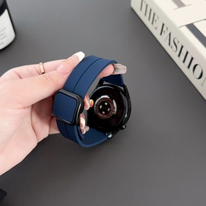 Bracelet en Silicone avec Fermoir Magnétique pour <span class=keywords><strong>Huawei</strong></span> <span class=keywords><strong>GT3</strong></span> Pro, pour Samsung Galaxy Watch 4 5 6 Pro, <span class=keywords><strong>40mm</strong></span> 44mm 45mm 42 46mm - Product Image 2