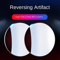Miroir de recul sans soudure à 360 degrés pour voiture, petit miroir rond réglable pour angle mort, miroir auxiliaire grand angle en verre HD