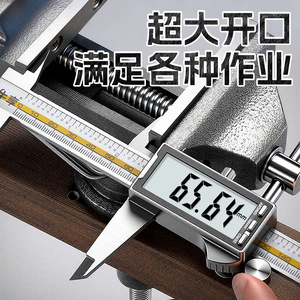 Niu Xiang <b>Bench</b> Vise 50mm Industrial Grade Swivel Base Heavy Precision Cast Steel Jaw - Product Image 4