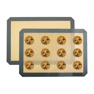 Oven-Safe High Quality Silicone Fiberglass Baking Mat -50~+220 Biodegradable Non-Stick 420x295mm 0.7mm Thick - Product Image 1